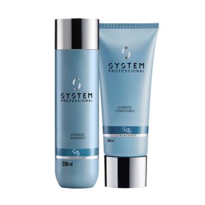 Kit System Professional Hydrate Shampoo H1, 250ml Conditioner H2, 200ml-  Idratante