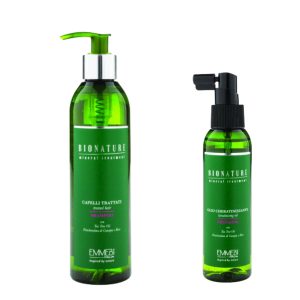Kit Bionature Shampoo Capelli Trattati 250+Olio Cheratinizzante 125 ml