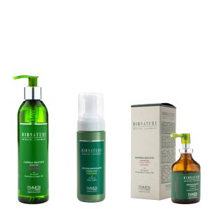 Kit Bionature Shampoo Capelli Trattati 250 ml+Mousse Depurante+Lozione Mineralizzante