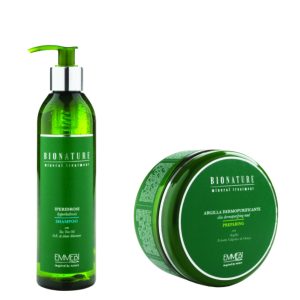 Kit Bionature Shampoo Iperidrosi 250 ml+Argilla Dermopurificante