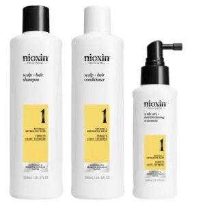 Nioxin Sistema1 Kit Trifasico Shampoo 300ml Conditioner 300ml Treatment 100ml - kit assottigliamento lieve
