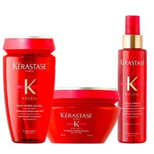 Kerastase Soleil Shampoo Apres Soleil 250ml Masque 200ml Huile Sirène 150ml In Omaggio Roc Soleil Protezione Solare 50 Antimacchia