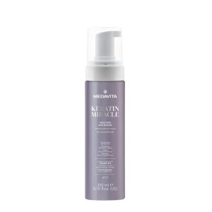 Medavita Lunghezze Keratin Miracle Frizz Over Hair Mousse 200ml - mousse pre-piega leave-in anti crespo